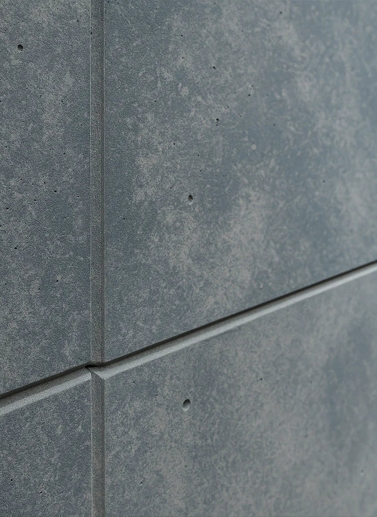 CONCREO® Faux Concrete Decorative Panels - Dark Old Looking texture closeup Decormania eu